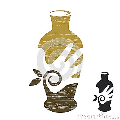 Handicraft logo Stock Photo