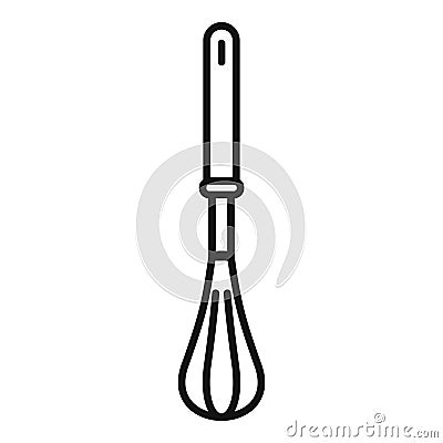 Handle mixer icon, outline style Vector Illustration