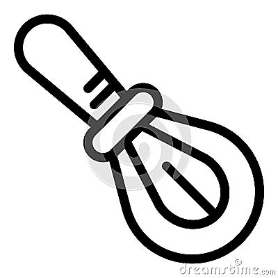 Handle mixer icon, outline style Vector Illustration