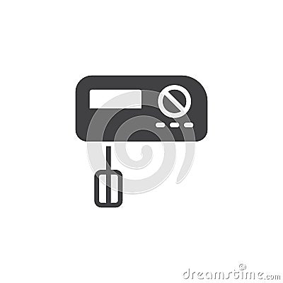 Handle mixer vector icon Vector Illustration