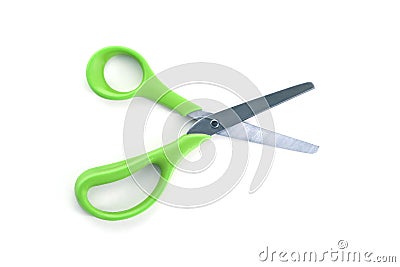 Handled scissors isolated Stock Photo