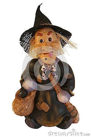 Handmade ceramics witch Stock Photo