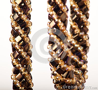 Handmade Elegant Jewelry Stock Photo