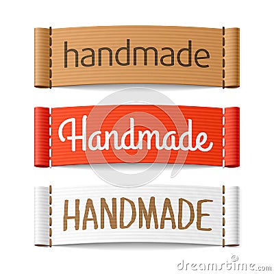 Handmade labels Vector Illustration