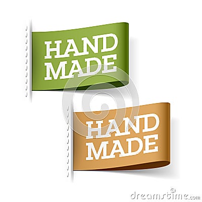 Handmade labels Vector Illustration