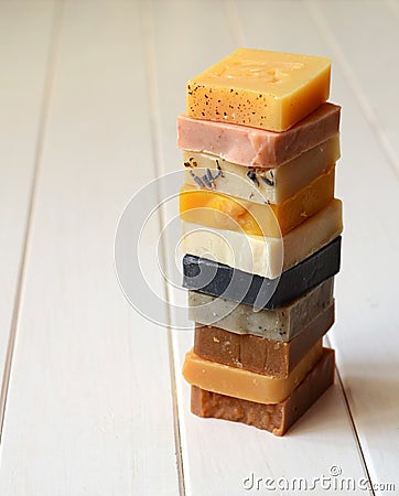 Handmade Natural Soap Stock Photo