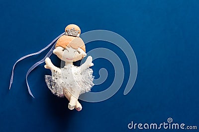 Handmade Princess doll. Stock Photo