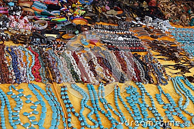 Handmade souvenir in a market Stock Photo