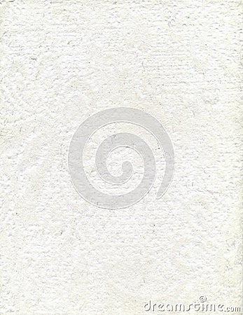 Handmade White Textured Paper Stock Photo