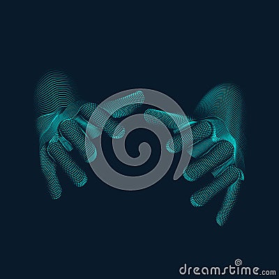 The hands Vector Illustration