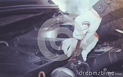 Mechanic car concept Stock Photo