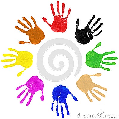 Hands Diversity Circle Stock Photo