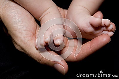 Hands and Feet 2 Stock Photo