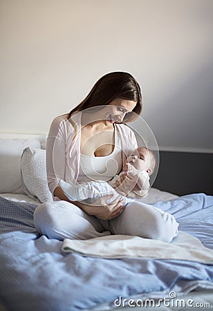 Hands full of happiness Stock Photo