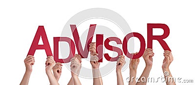 Hands Holding Advisor Stock Photo