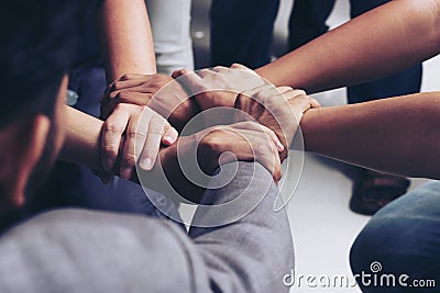 Hands were a collaboration Stock Photo