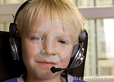 Handsfree Stock Photo