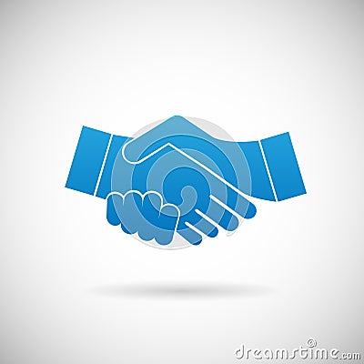 Handshake Cooperation Partnership Icon Symbol Sign Vector Illustration Vector Illustration