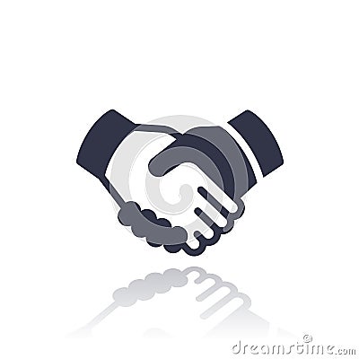 Handshake, deal, partnership icon Vector Illustration