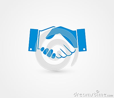 Handshake icon. Business and finance concept Vector Illustration