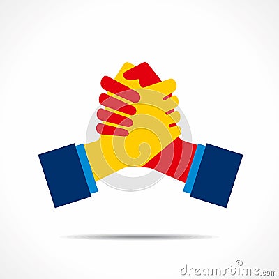 Handshake icon Vector Illustration