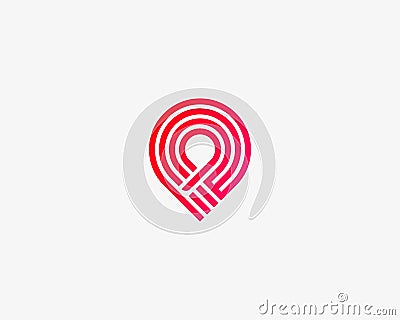 Handshake pin circle trust vector logo . Delivery, deal, team, shipping logotype. Vector Illustration