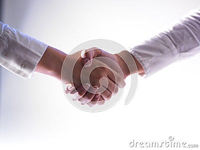 Handshaking - Team Work Stock Photo