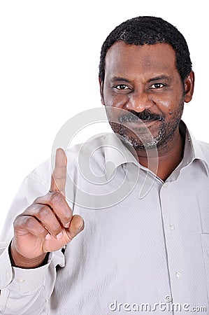 Handsome African American Stock Photo