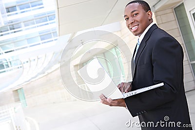 Handsome African Business Man Stock Photo