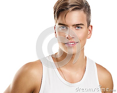 Handsome athletic young man Stock Photo