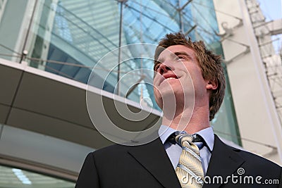 Handsome Business Man Stock Photo