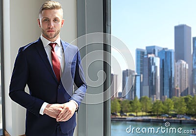 Handsome business man Stock Photo