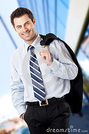 Handsome Businessman Stock Photo