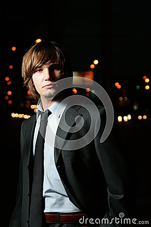 Handsome businessman Stock Photo