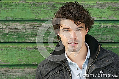 Handsome Caucasian Man Stock Photo