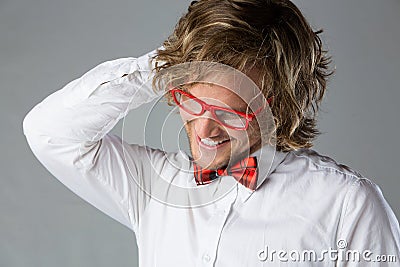 Handsome caucasian man Stock Photo