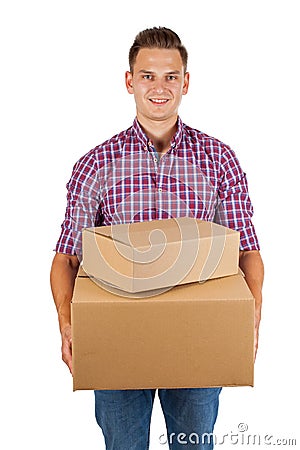 Shipment delivery Stock Photo