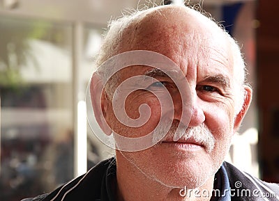 Handsome elderly man Stock Photo