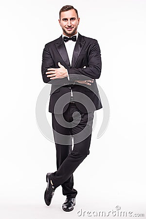 Handsome man in suit Stock Photo