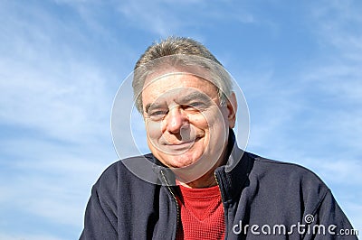 Handsome Mature Man Stock Photo