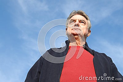 Handsome Mature Man Stock Photo