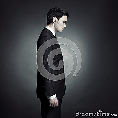 Handsome stylish man Stock Photo