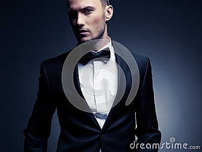 Handsome stylish man Stock Photo