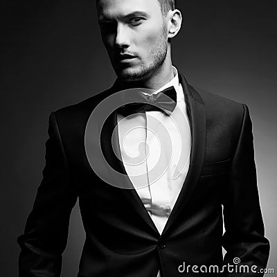 Handsome stylish man Stock Photo