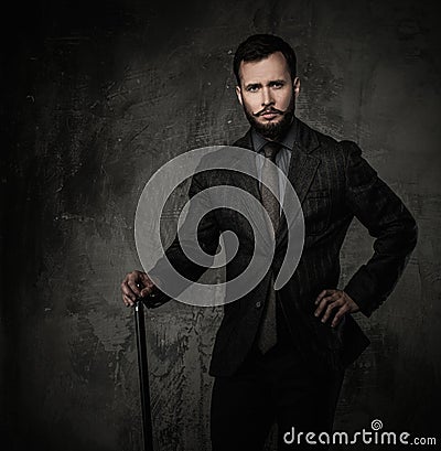 Handsome well-dressed man Stock Photo