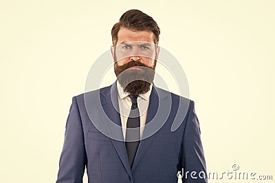 Handsome young businessman. Business Suits for Men. male fashion model posing. Handsome brunette model with beard and Stock Photo