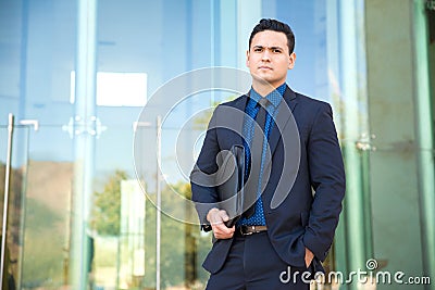 Handsome young lawyer Stock Photo