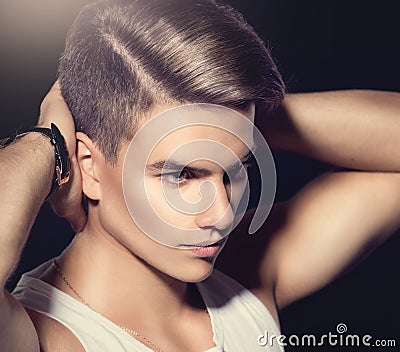 Handsome young man Stock Photo