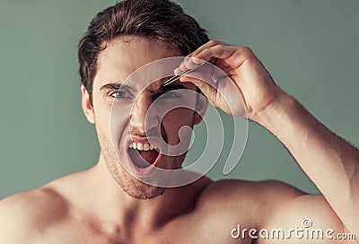 Handsome young man Stock Photo