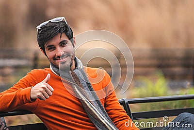 Handsome young man Stock Photo